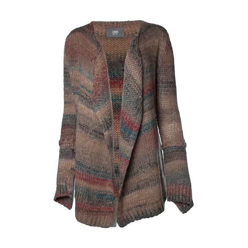 Zadig & Voltaire, Knitted Cardigan In Brown